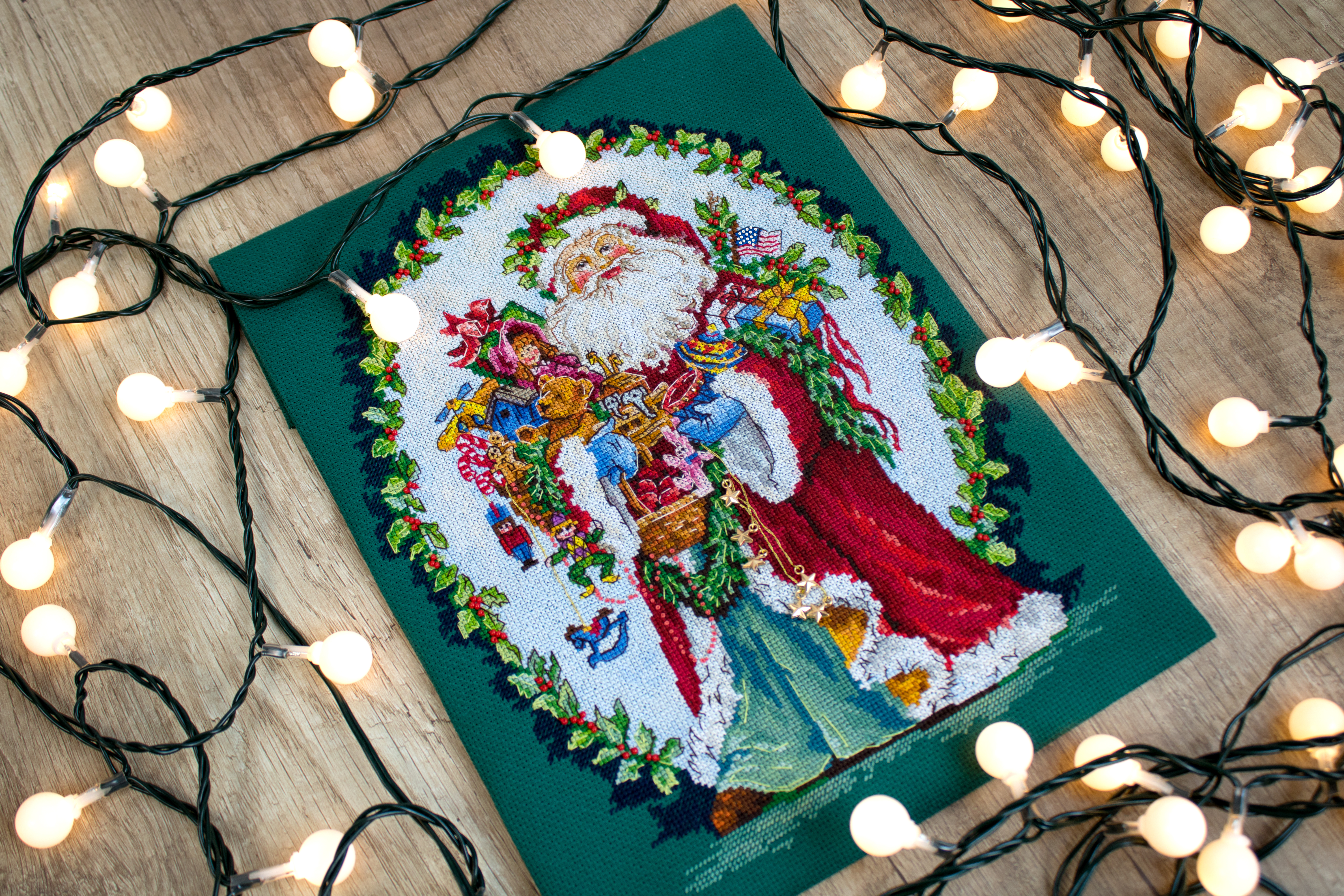 Jolly Saint Nick - Christmas Cross Stitch Kit