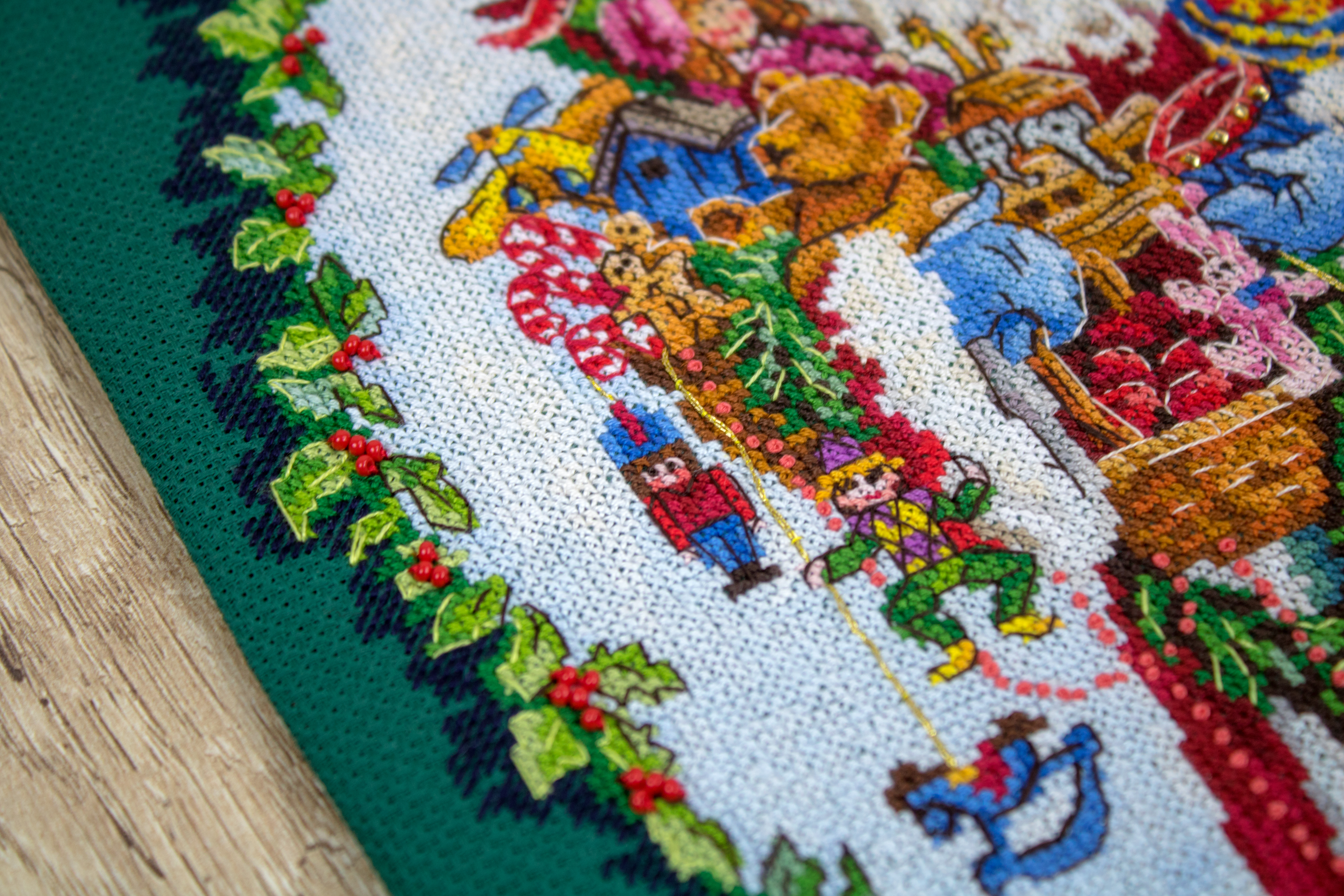 Jolly Saint Nick - Christmas Cross Stitch Kit