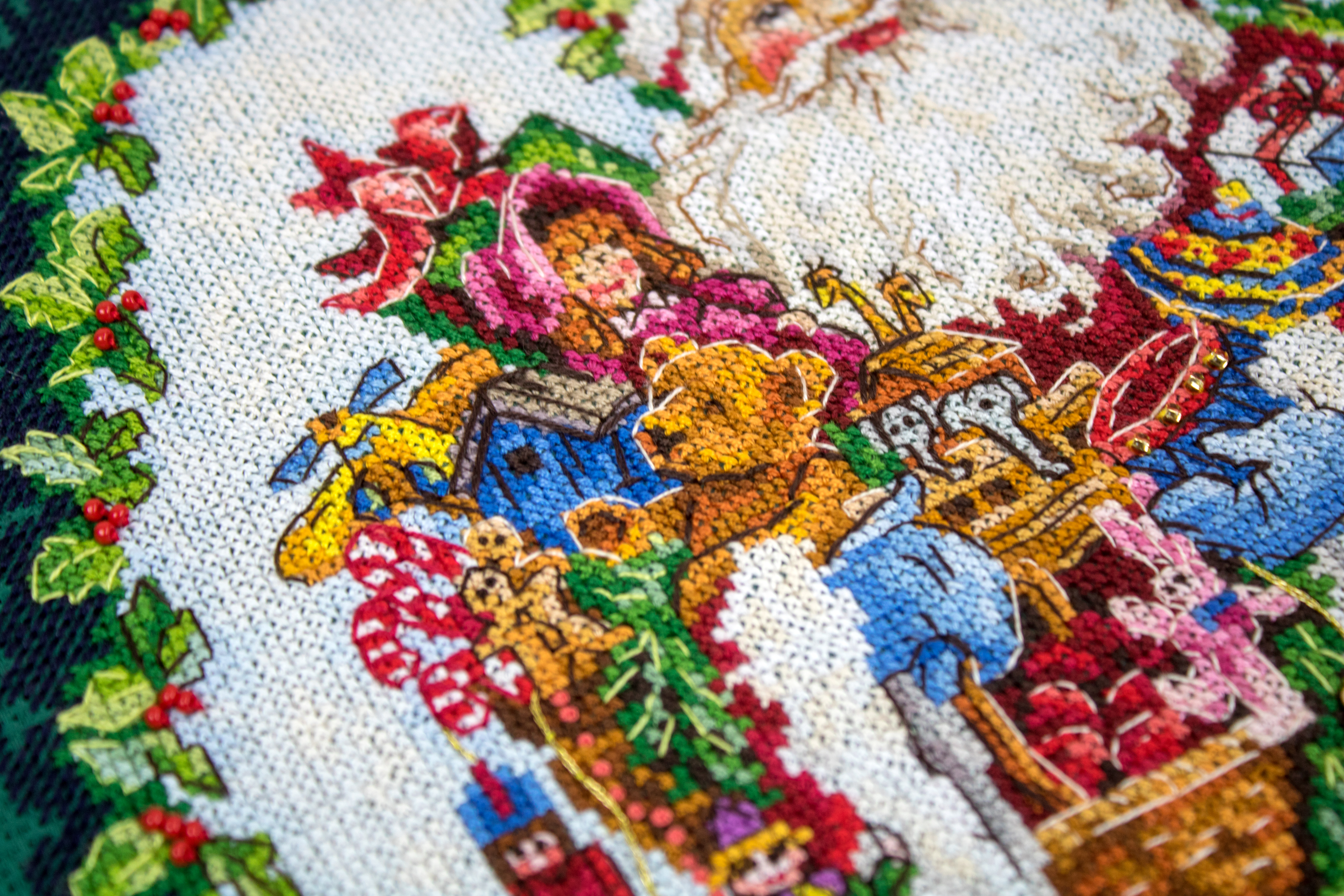 Jolly Saint Nick - Christmas Cross Stitch Kit