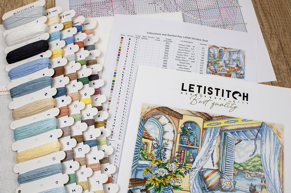 Window Seat - Cross Stitch Kit