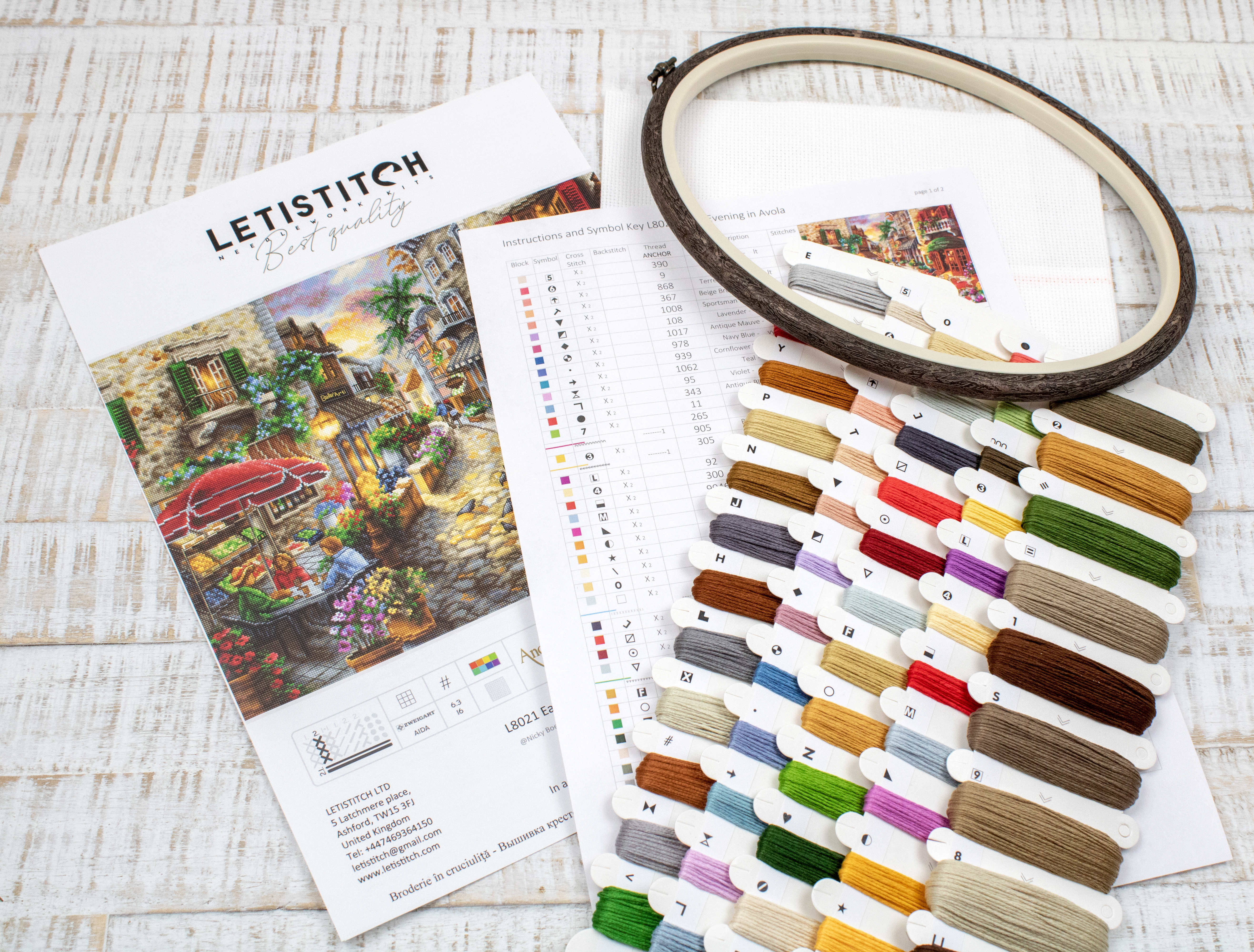 Early Evening in Avola - Cross Stitch Kit
