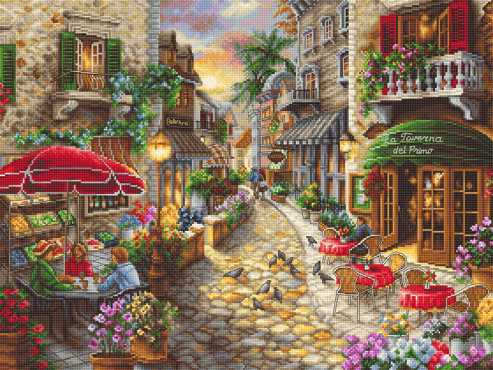 Early Evening in Avola - Cross Stitch Kit
