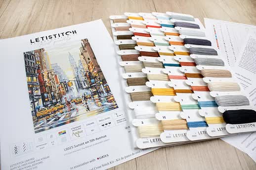 Sunset on 5th Avenue - Cross Stitch Kit