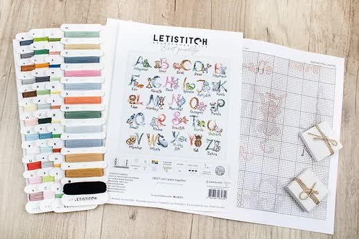 Let's Learn Together - Cross Stitch Kit