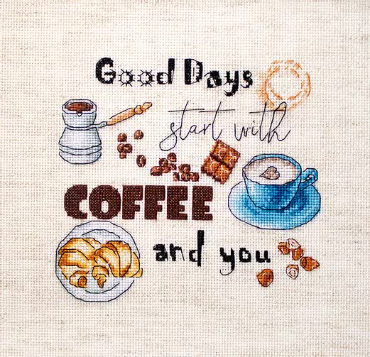Coffee Time - Cross Stitch Kit