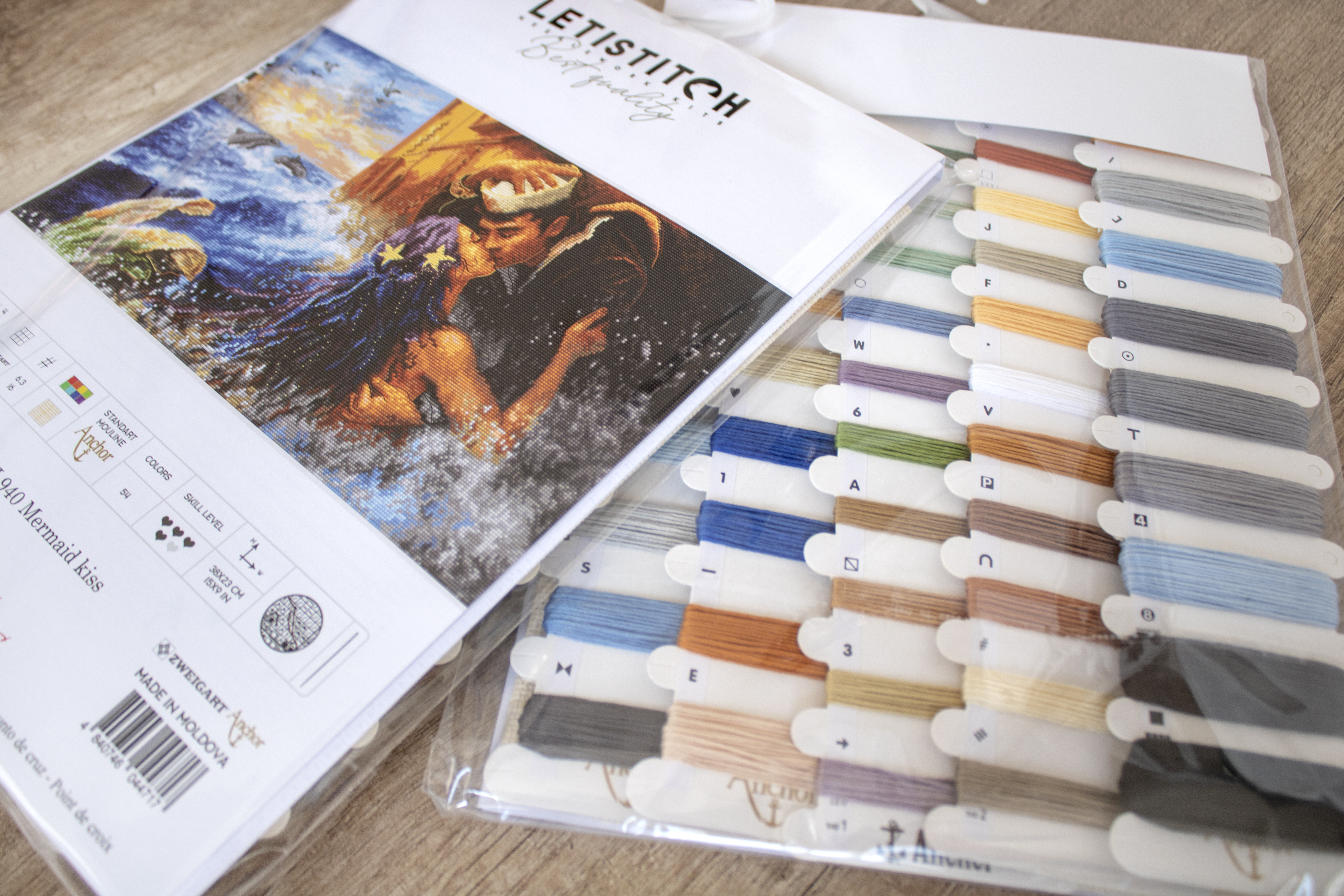 Mermaid Kiss - Cross Stitch Kit