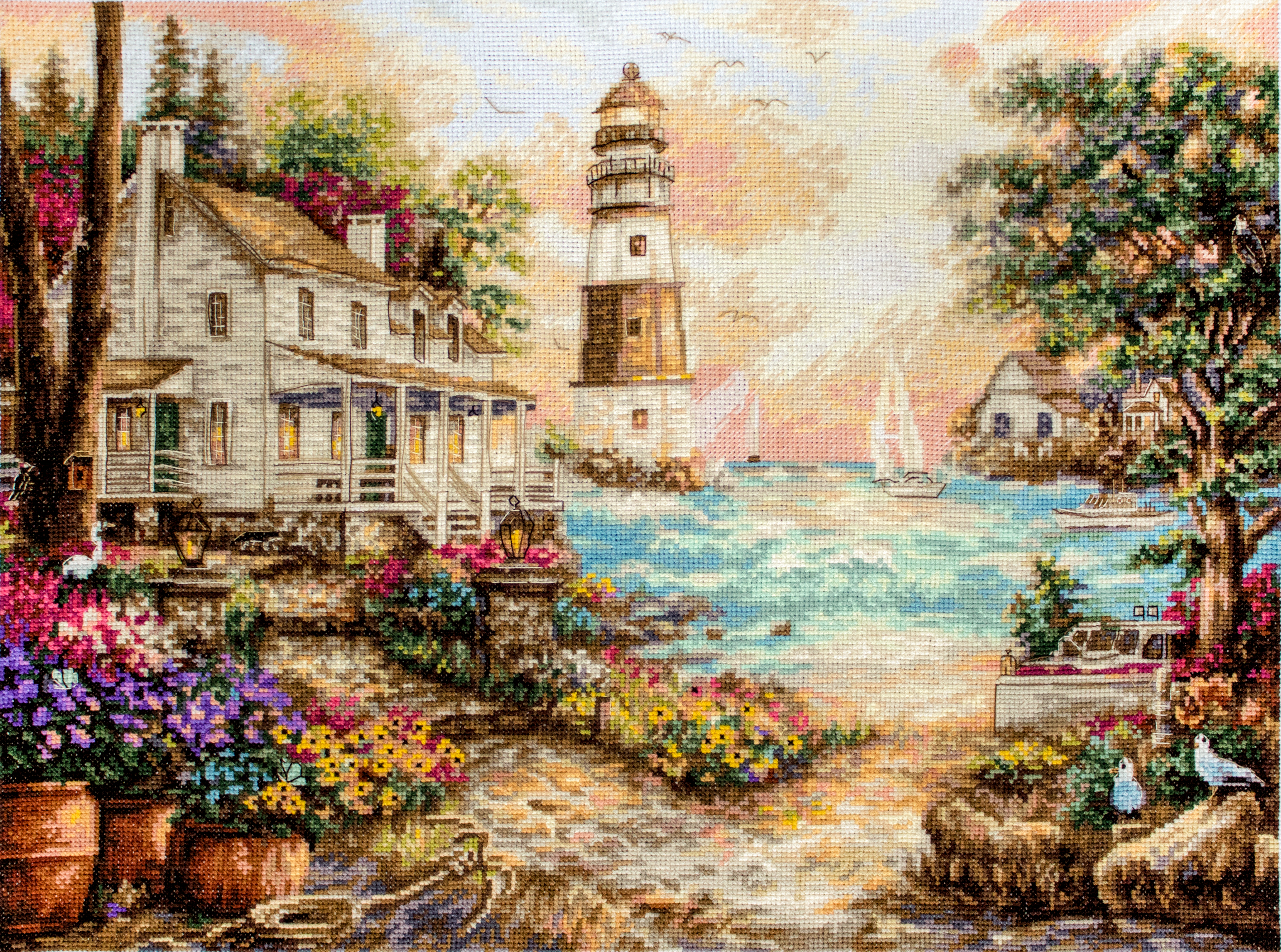 Cottage by the Sea - Cross Stitch Kit