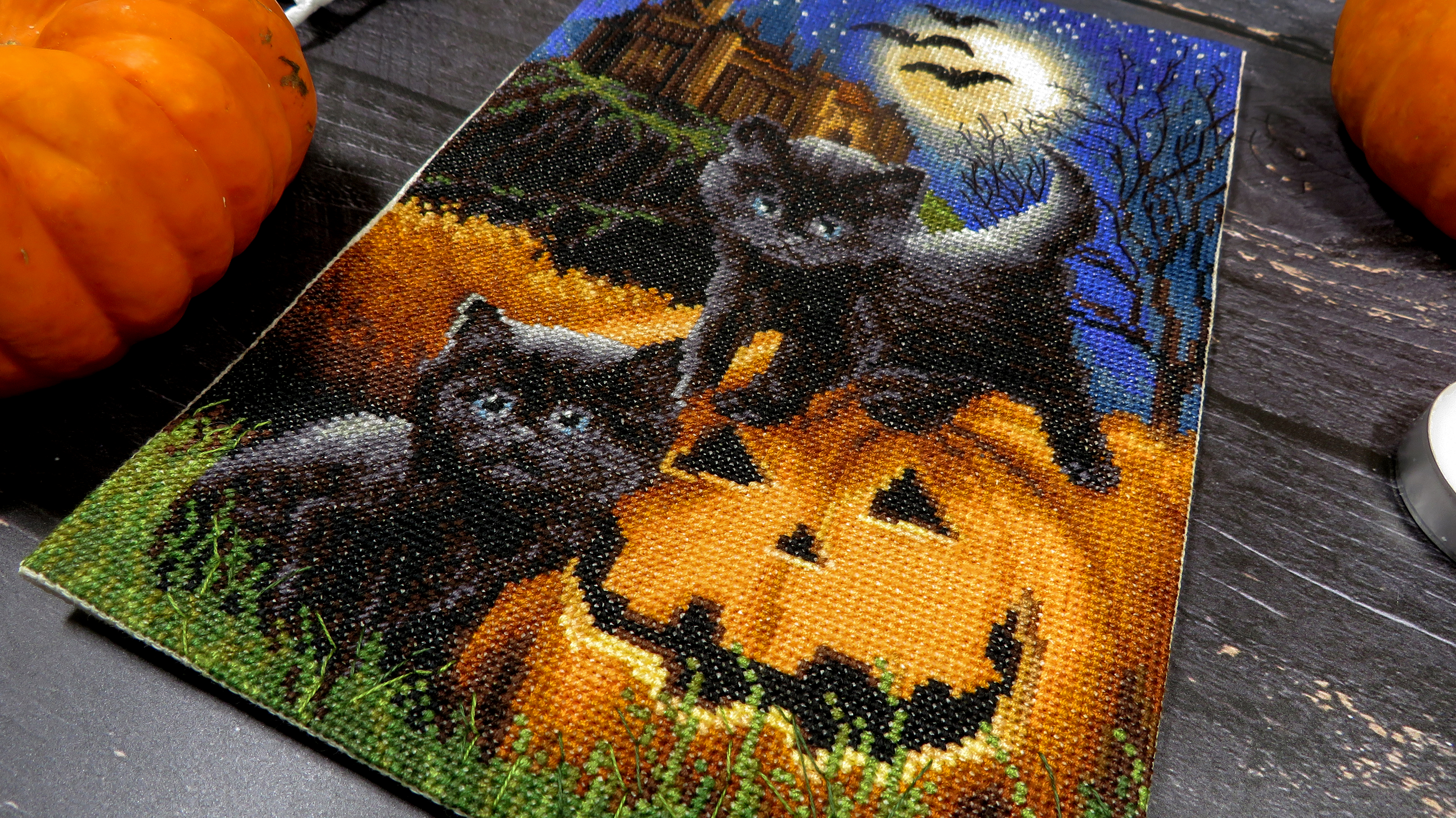 Did We Scare You? - Halloween Cross Stitch Kit