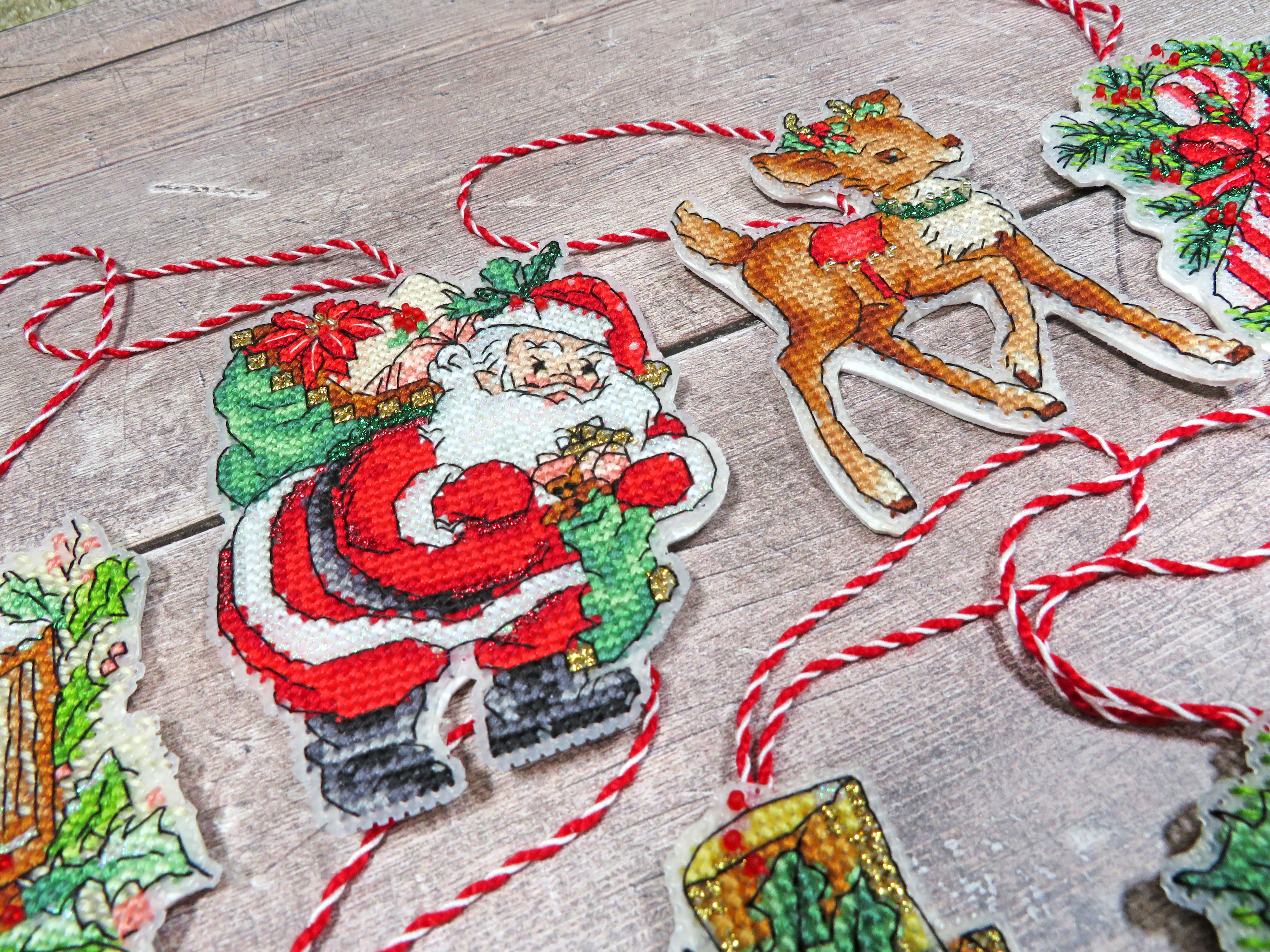 Christmas Ornament Toys Kit 1 - Cross Stitch Kit
