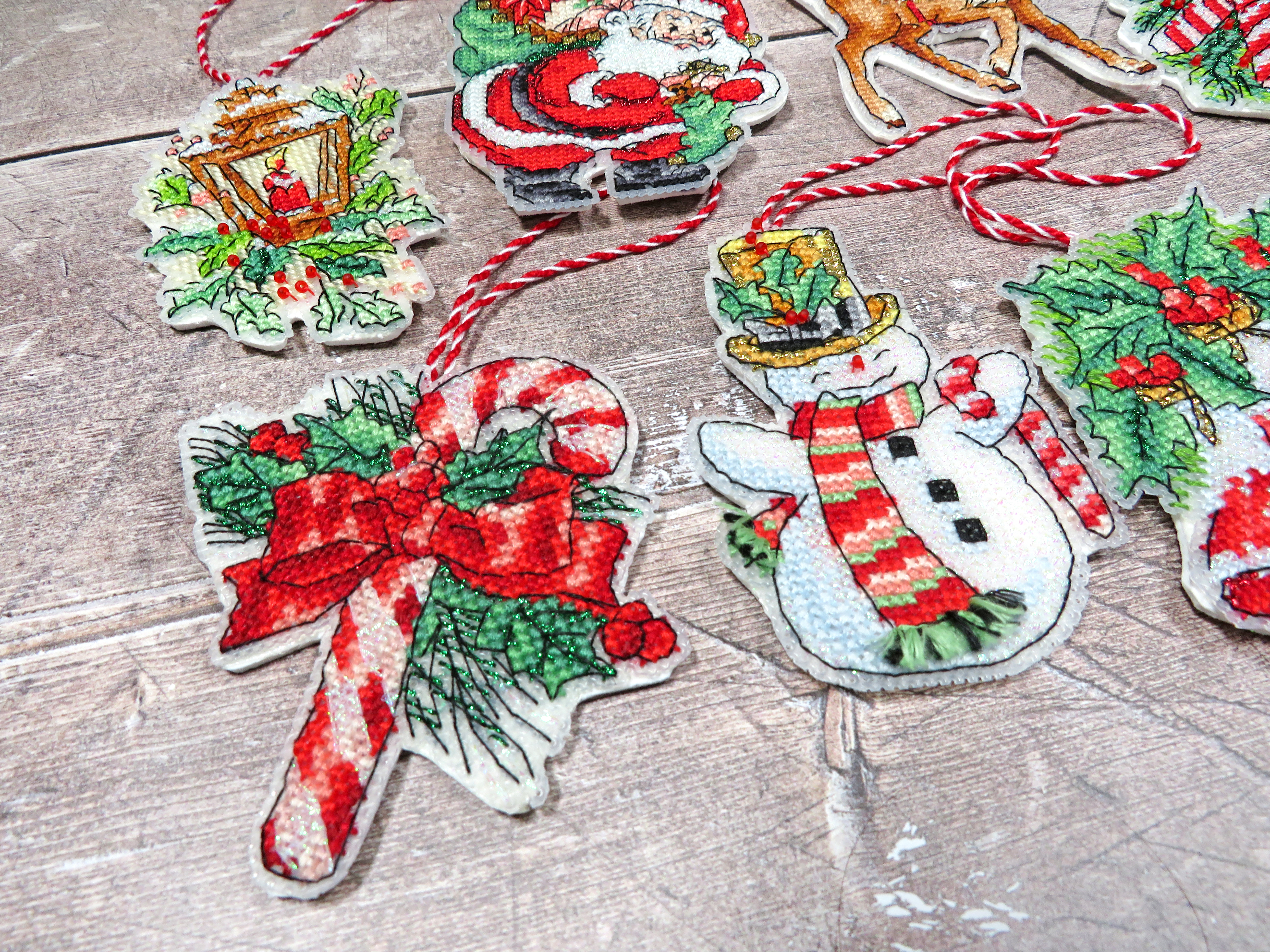 Christmas Ornament Toys Kit 1 - Cross Stitch Kit