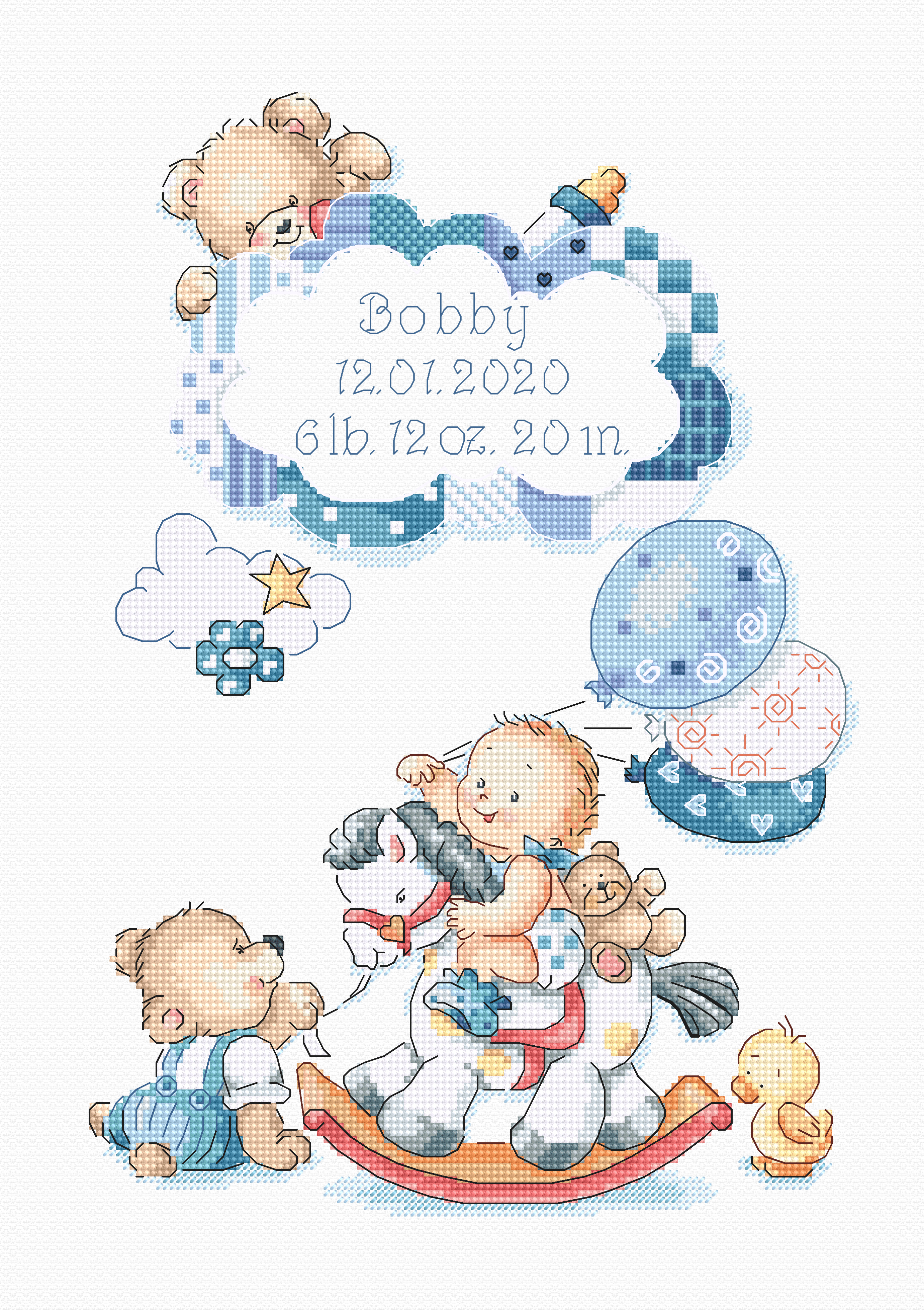 It's a Boy! - Cross Stitch Kit