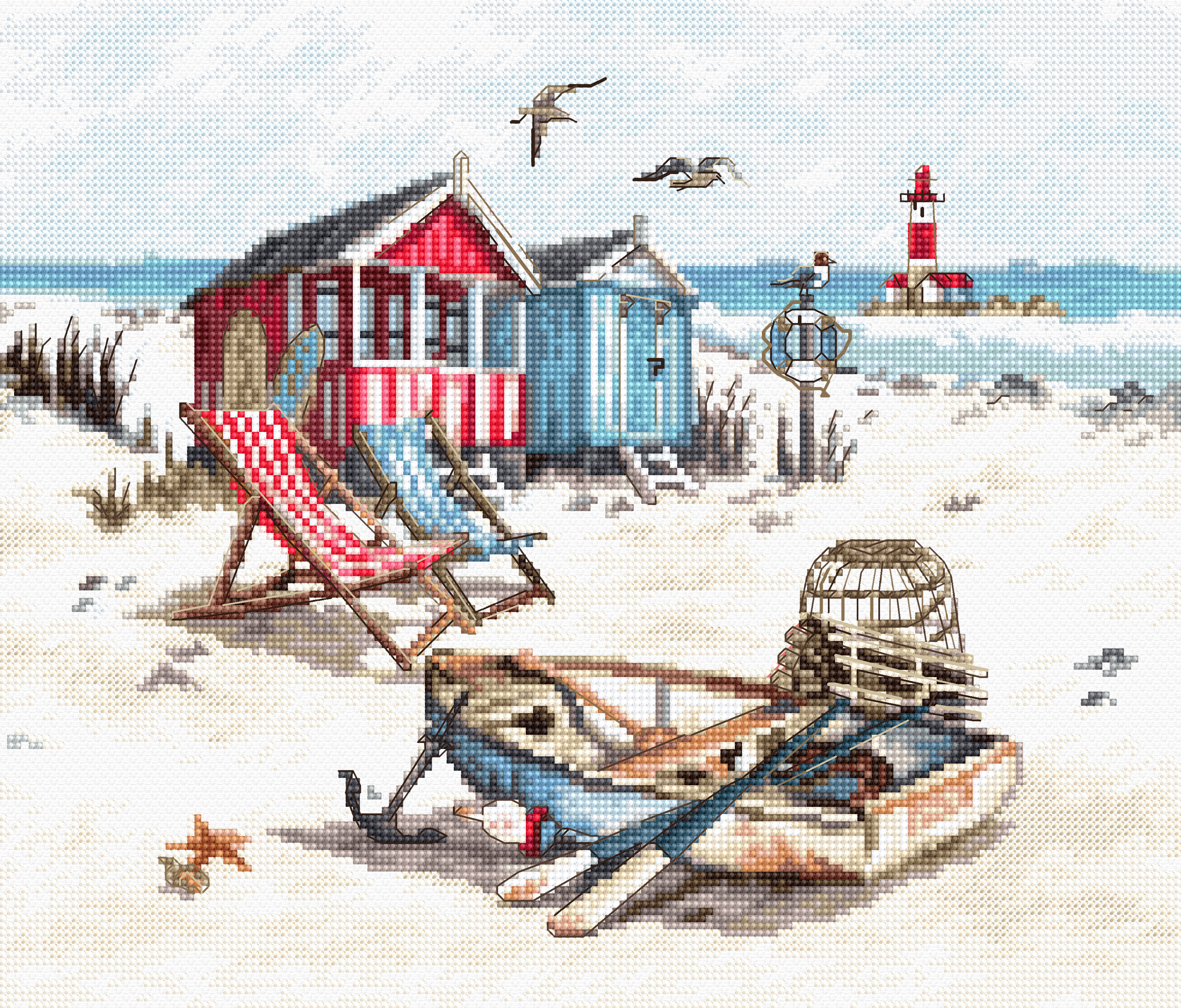 Beach - Cross Stitch Kit