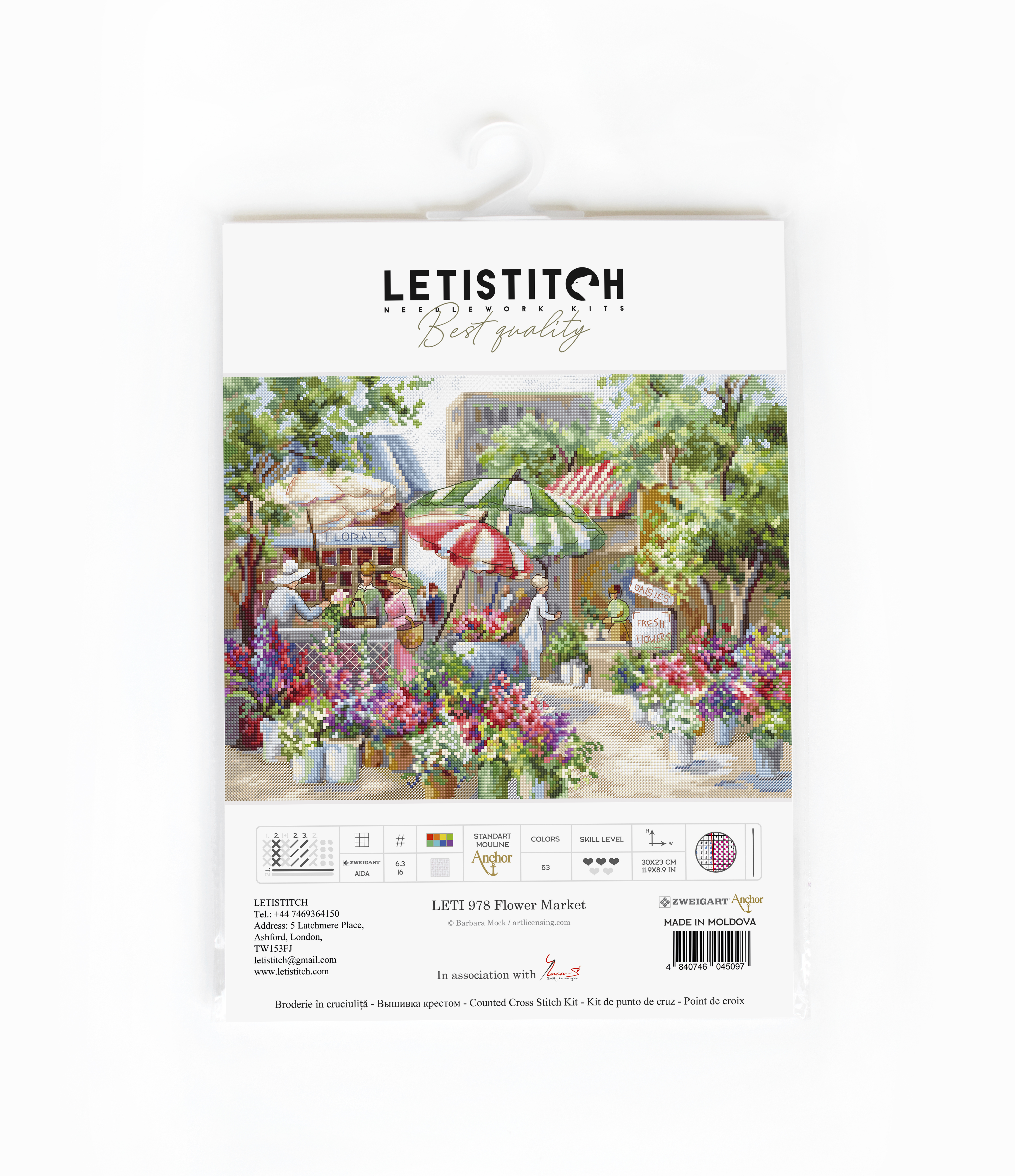 Flower Market - Cross Stitch Kit