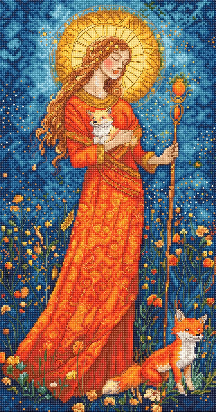 Goddess of the Autumn - Cross Stitch Kit