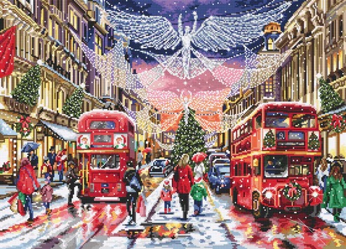 Regent Street - Christmas Cross Stitch Kit
