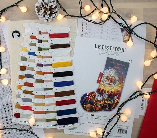 Christmas Miracle Stocking - Cross Stitch Kit