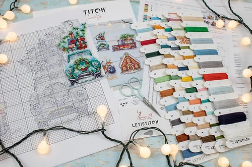 Carolers Christmas Ornaments - Cross Stitch Kit