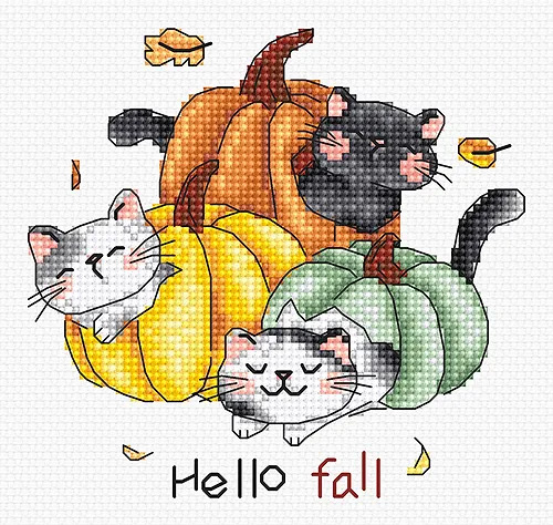 Hello Fall - Cross Stitch Kit 