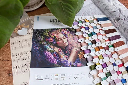 Bed of Flowers - Cross Stitch Kit