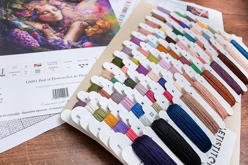 Bed of Flowers - Cross Stitch Kit