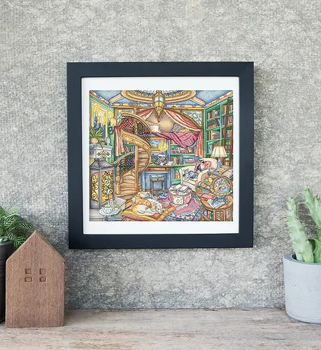 Home Library - Cross Stitch Kit