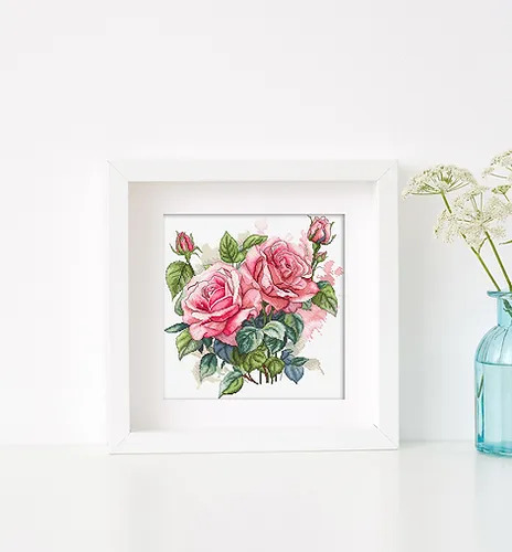 Pink Bloom - Cross Stitch Kit
