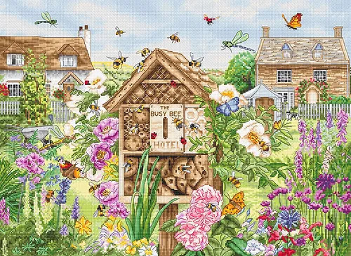 Busy Bee Hotel - Cross Stitch Kit
