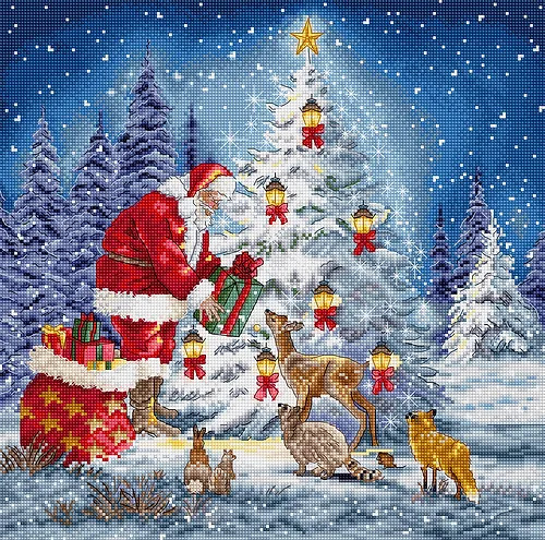 Santa - Christmas Cross Stitch Kit