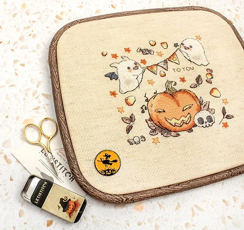 Boo To You - Halloween Cross Stitch Kit