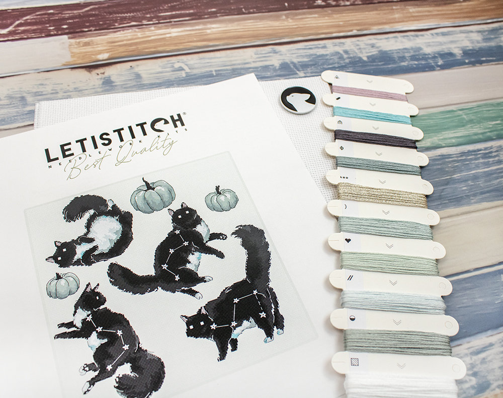 Cat Constellation - Cross Stitch Kit