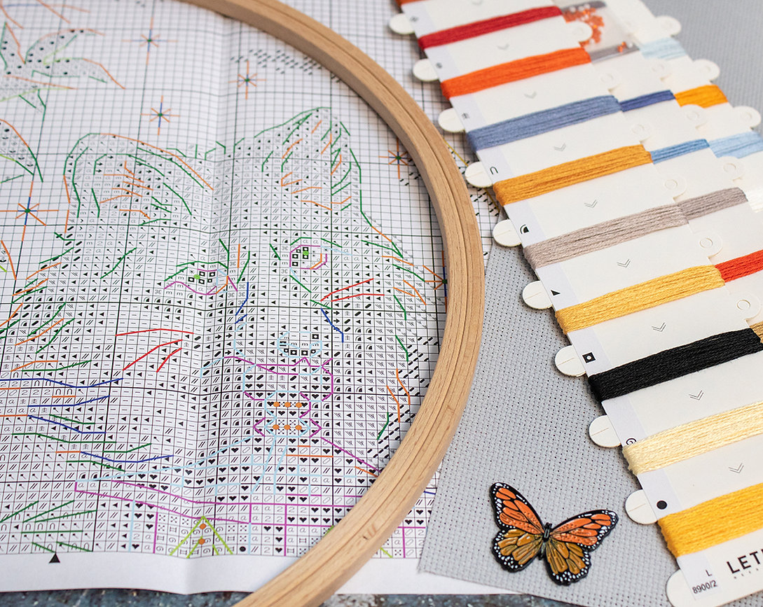 Kitsune - Cross Stitch Kit 