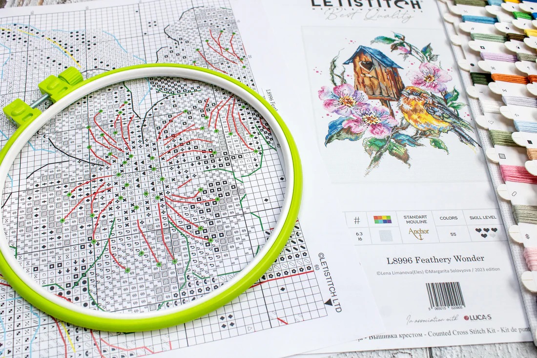 Feathery Wonder - Cross Stitch Kit