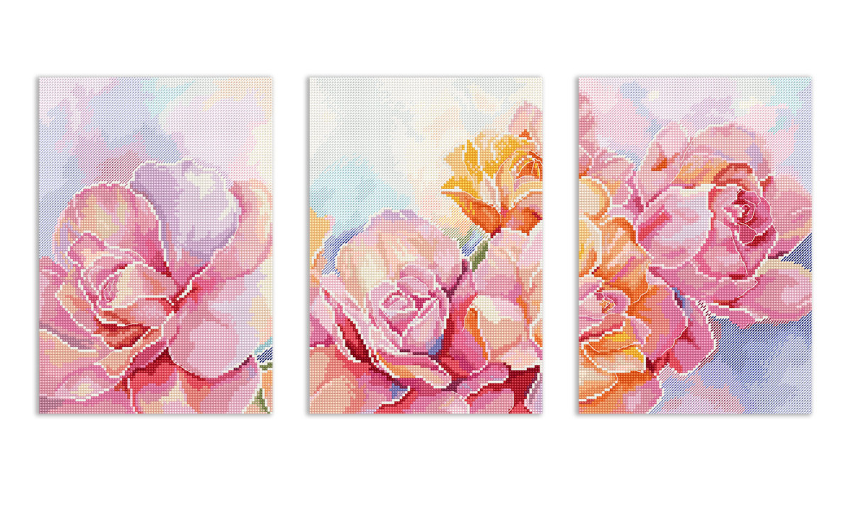 Roses - Cross Stitch Kit