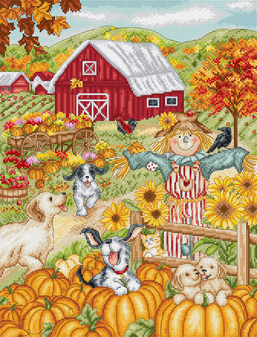 Autumn Farm - Cross Stitch Kit