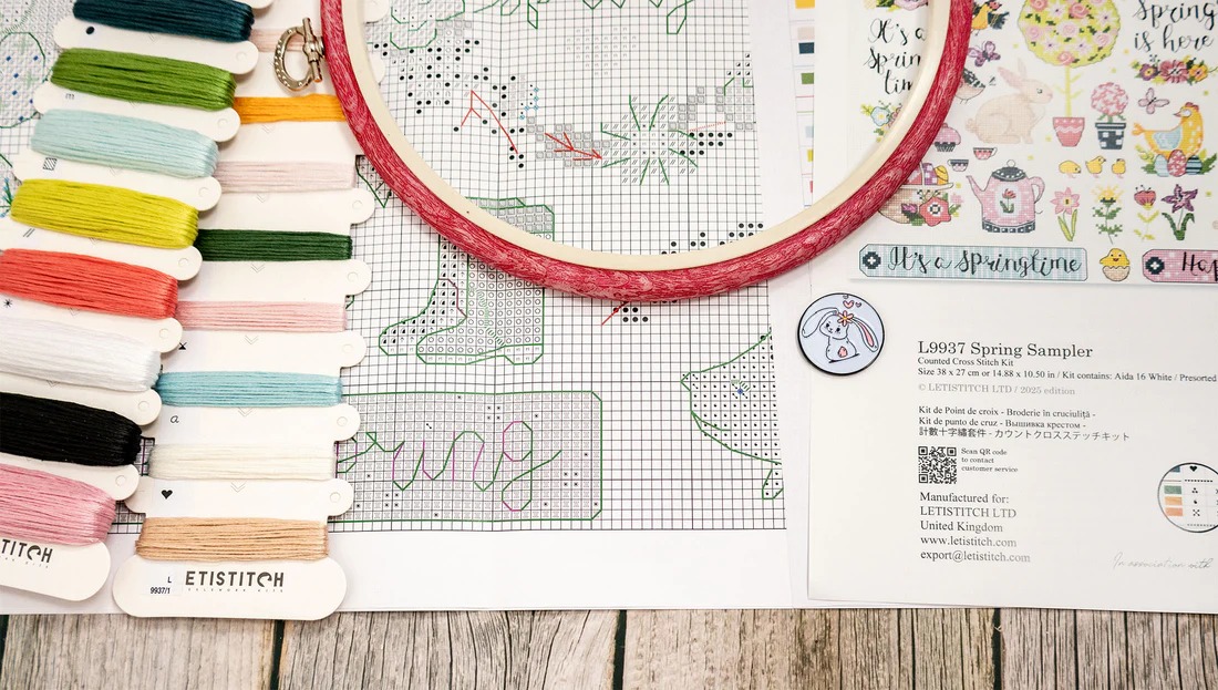 Spring Sampler - Cross Stitch Kit
