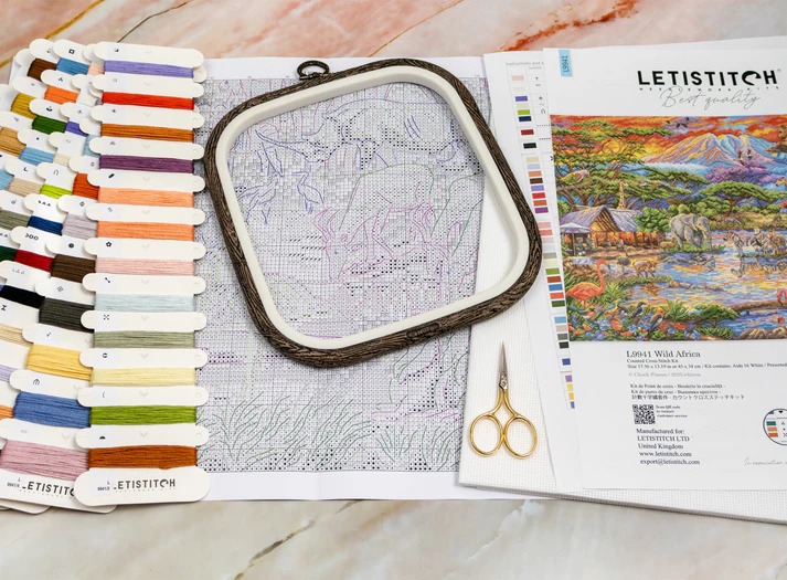 Wild Africa - Cross Stitch Kit