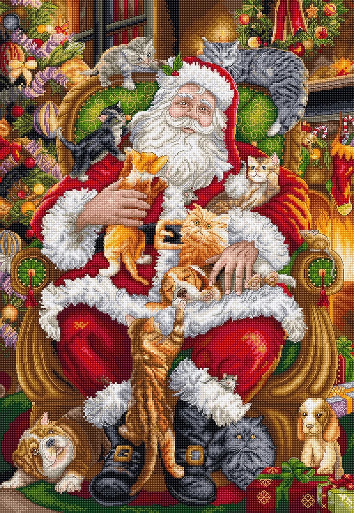 Paws & Presents - Christmas Cross Stitch Kit