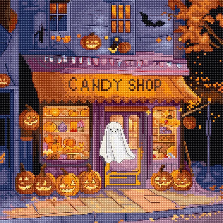 Pumpkin Lane - Halloween Cross Stitch Kit