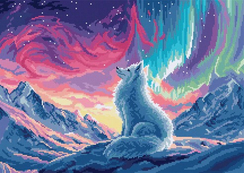 Aurora Guardian - Cross Stitch Kit 