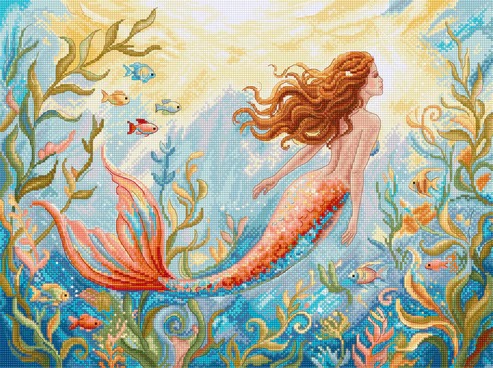 Mermaid Dreams - Cross Stitch Kit 