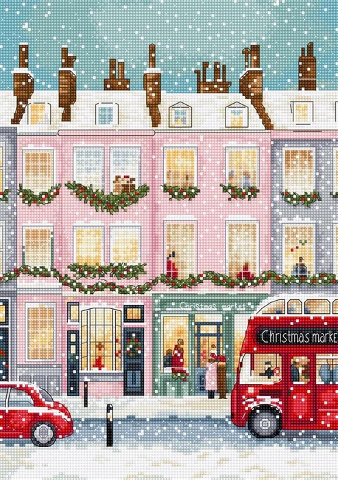 London Winter Charm - Christmas Cross Stitch Kit 