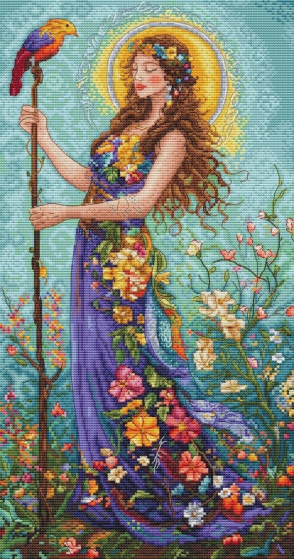 Goddess of the Summer - Cross Stitch Kit