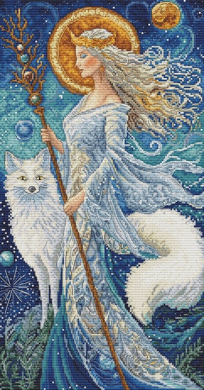 Goddess of the Winter - Cross Stitch Kit