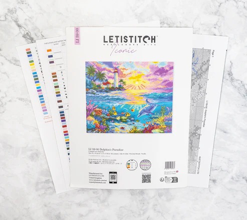 Dolphin's Paradise - Cross Stitch Kit