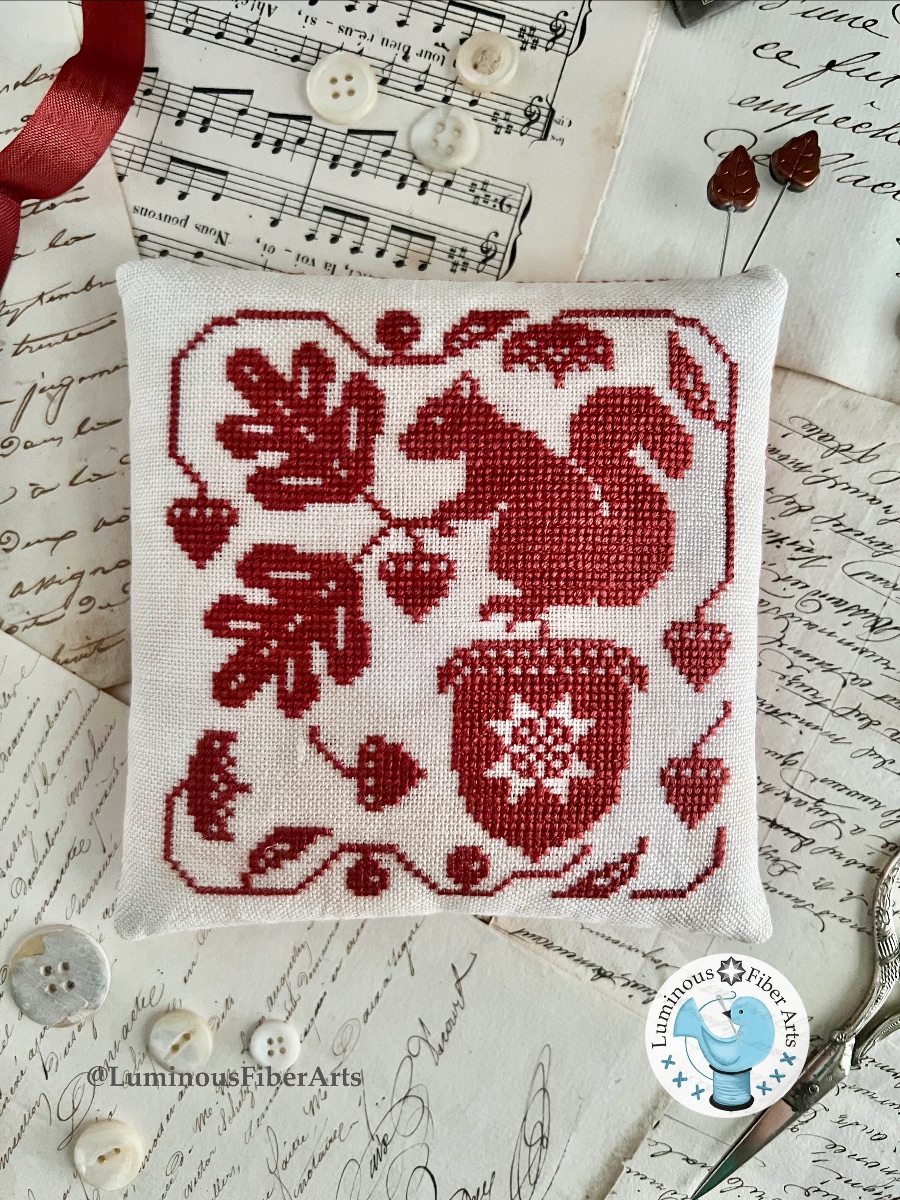 Autumn's Acorns - Cross Stitch Pattern
