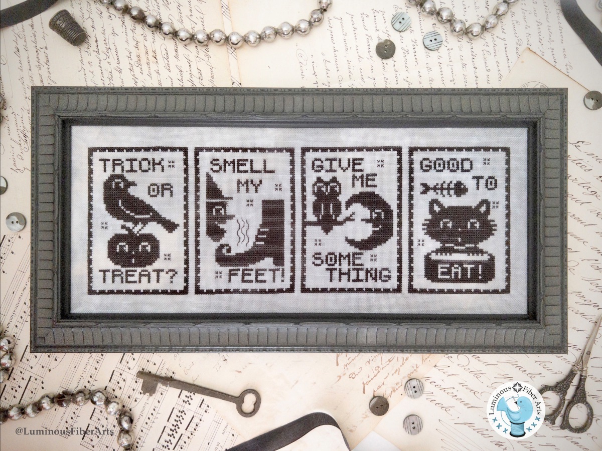 Trick Or Treat - Halloween Cross Stitch Pattern