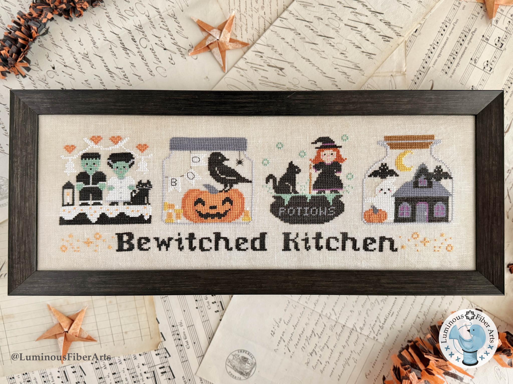 Bewitched Kitchen - Halloween Cross Stitch Pattern