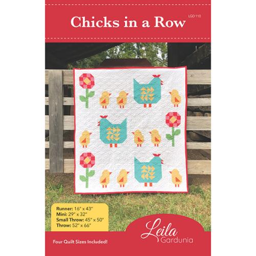 Chicks In A Row - Quilt Pattern