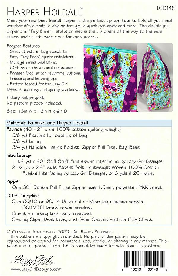 Harper Holdall - Quilt Pattern