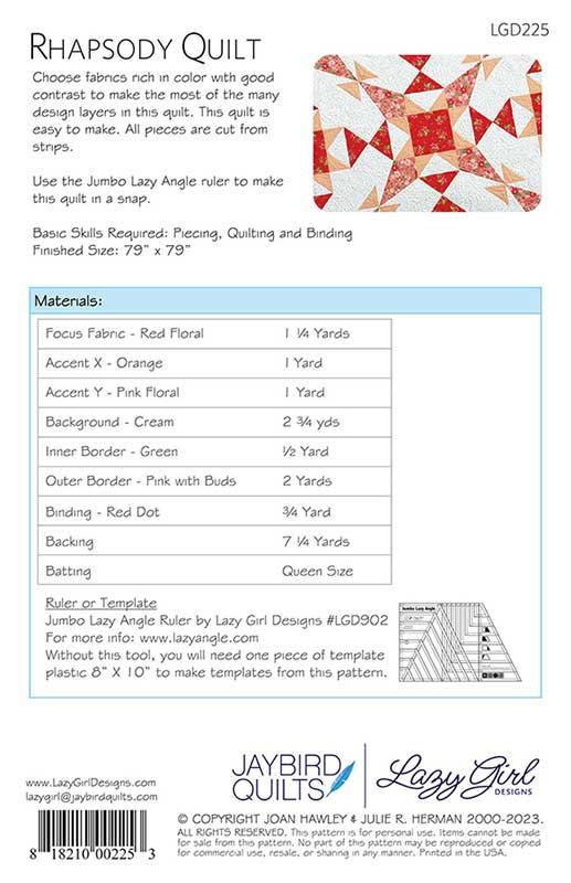 Rhapsody - Quilt Pattern